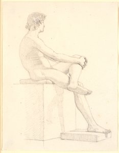 Young, Seated Male Model