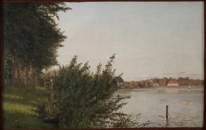 Dosseringen Seen Towards Østerbro by Christen Købke