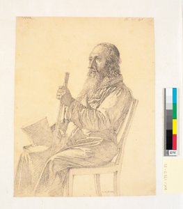 Portrait of an Old Polish Jew by Christen Købke
