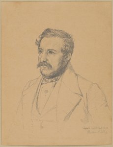 Portrait of Christophe Louis Engelhard Dalgas by Christen Købke