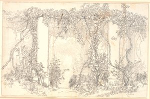 Study of a Pergola in Capri by Christen Købke