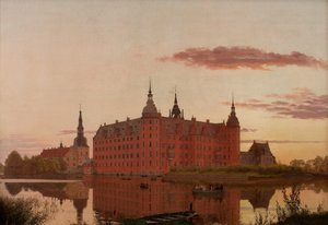 Frederiksborg Castle in the Evening Light