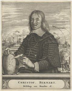 Portrait of Christoph Bernhard von Galen, Bishop of Münster by Christiaan Hagen