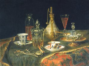 Bohemian Glasses, Cups and a Watch by Christian Berentz