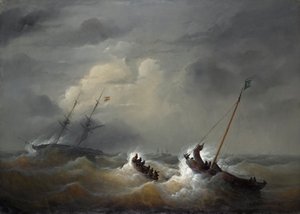 The Rescue of the Crew of the Austrian Brig 