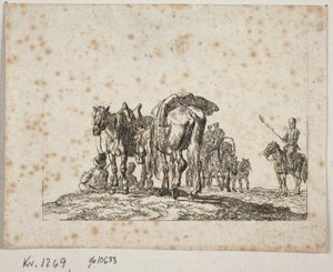A Cossack by Christian David Gebauer