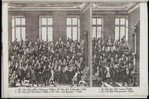 A Banquet. Festival Honoring Emperor Charles VI by Christian Engelbrecht