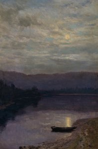 Moon Rise by the Solevatne
