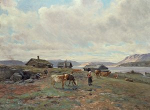 Morning Atmosphere at Holmvassbu by Christian Eriksen Skredsvig