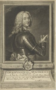 Portrait of Gerlach Adolph von Münchhausen by Christian Friedrich Fritzsch