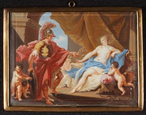 Mars and Venus by Christian Friedrich Zincke