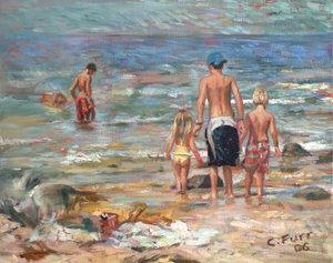Beach Scene, 2006 by Christian Furr