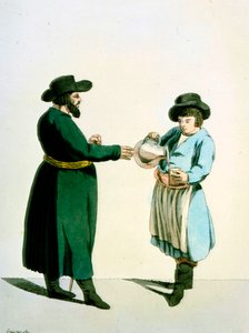 Kvass Vendor by Christian Gottfried Heinrich Geissler