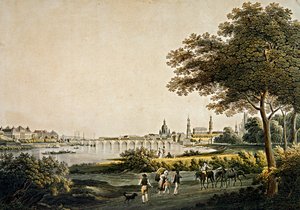 View of Dresden from the South-West Side