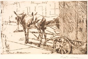 Vehicle with Mules by Christian Juel Madsen