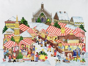 Christkindlmarket, Nuernberg, 1987 by Christian Kaempf