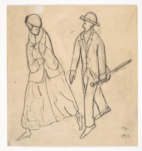 Two Figures by Christian Kongstad Petersen