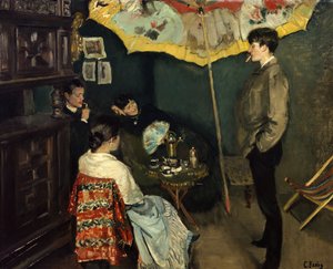 A Corner in My Studio by Christian Krohg