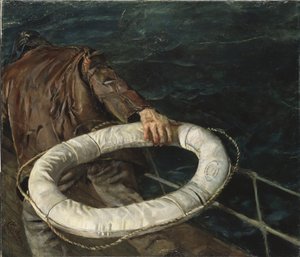 Man Overboard by Christian Krohg