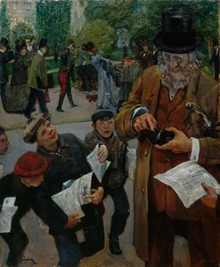 Newspaper Boys by Christian Krohg