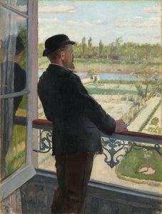 Portrait of the Swedish Painter Karl Fredrik Nordstrom (1855-1923) 1882 by Christian Krohg