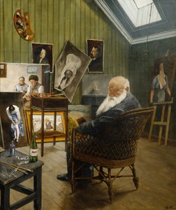 Self-Portrait by Christian Krohg
