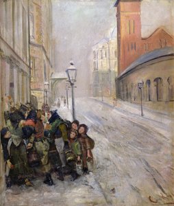 The battle for survival by Christian Krohg