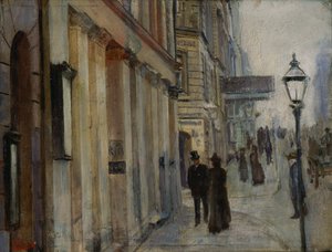 The Corner of Karl Johan Street and Dronningen Street