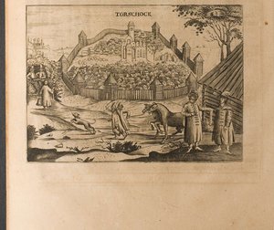 Torzhok Illustration from Travels to the Great Duke of Muscovy and the King of Persia by Adam Olearius