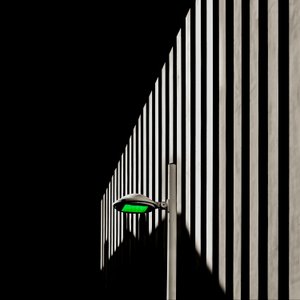Graphic Green Light by Christian MARCEL