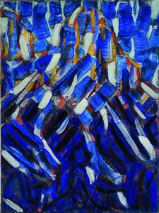 Abstraction (the Blue Mountain) by Christian Rohlfs