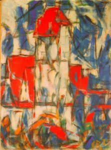 Dinkelsbühl (Cityscape with Tower) by Christian Rohlfs
