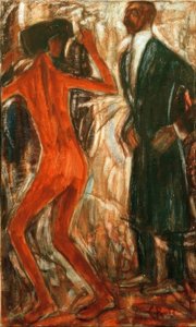 Man in Tailcoat and Dancer