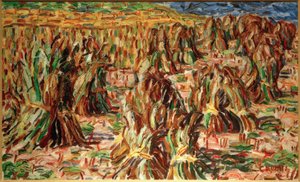 Cornfield (Grain Stacks) by Christian Rohlfs