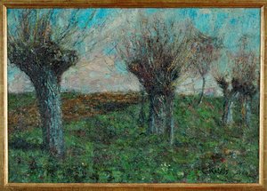 Landscape with Willows by Christian Rohlfs