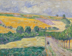 Landscape near Oberweimar. 1904 by Christian Rohlfs