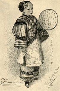 Me-J - Daughter of a Mandarin, Hankow, China, 1898 by Christian Wilhelm Allers