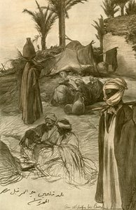On the Banks of the Nile at Cairo, 1898 by Christian Wilhelm Allers