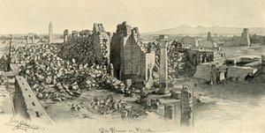 Ruined Temples at Karnak, Egypt