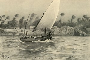 Storm from the North on the River Nile, Egypt, 1898