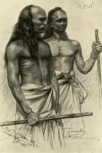 Tamil Men, Colombo, Ceylon by Christian Wilhelm Allers