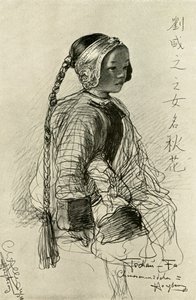 Tschan-Fa - Chinese Girl, Hong Kong by Christian Wilhelm Allers