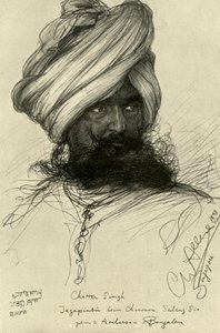Watchman Chatter Singh, Singapore by Christian Wilhelm Allers