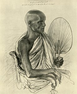 Watta Raka Anunayaka Farunansa, Buddhist Head Priest, Ceylon by Christian Wilhelm Allers