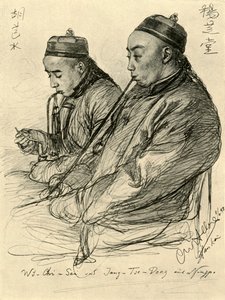 Wu-Chi-Sei and Jang-Tse-Dong from Ningpo, 1898 by Christian Wilhelm Allers