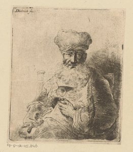 Bust of a Jewish Priest by Christian Wilhelm Ernst Dietrich