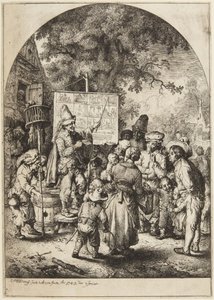 The Ballad Singer by Christian Wilhelm Ernst Dietrich