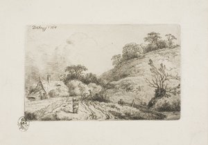 The Cornfield by Christian Wilhelm Ernst Dietrich