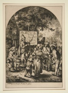 The Mountebank by Christian Wilhelm Ernst Dietrich