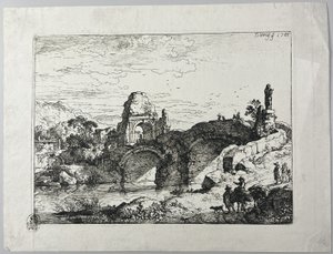 The Stone Bridge by Christian Wilhelm Ernst Dietrich